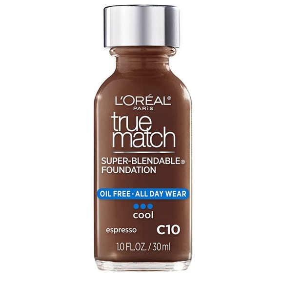 L'Oreal Paris Other - L'Oreal True Match Super-Blendable Foundation Espresso C10 Cool 1.0 fl oz